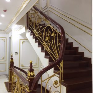 cầu thang sắt nghệ thuật