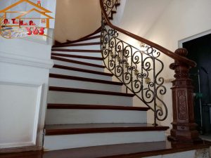 cầu thang sắt nghệ thuật