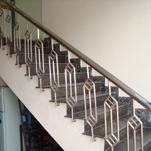 cầu thang inox nghệ thuật