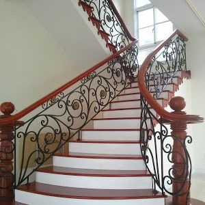 cầu thang sắt nghệ thuật