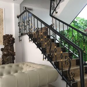 cầu thang sắt nghệ thuật