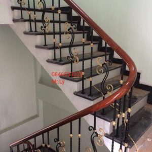 cầu thang sắt nghệ thuật