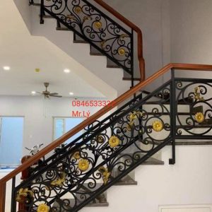 cầu thang sắt nghệ thuật