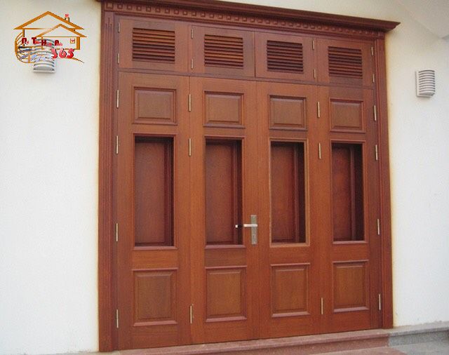 cửa 4 cánh đơn giản